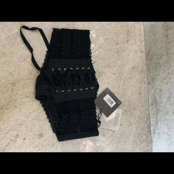 Philosophy Embroidered Poplin 4 Fastener Corset - Picture 5 of 10